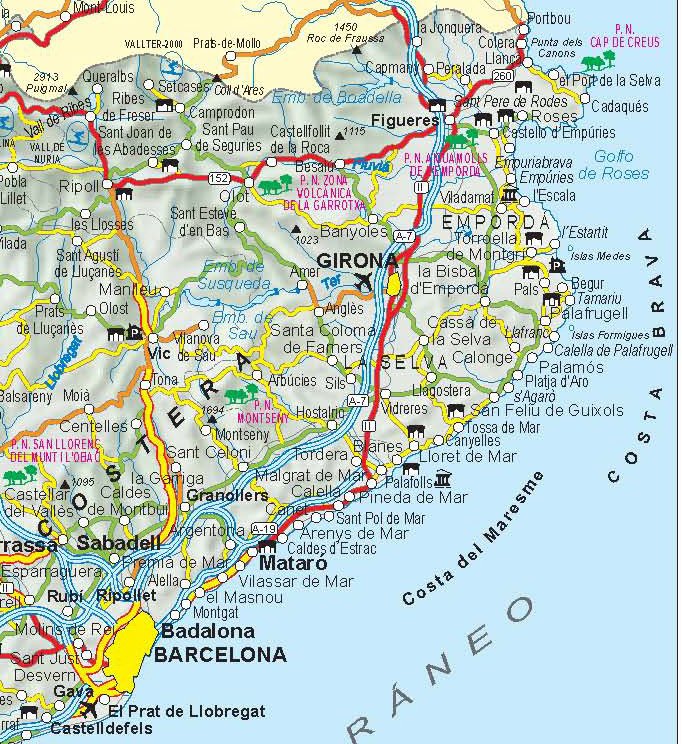 Коста дель маресме на карте испании – побережье коста дель маресме – 50 километров песчаных пляжей в получасе езды от барселоны — sp-love.ru — строительная компания в испании