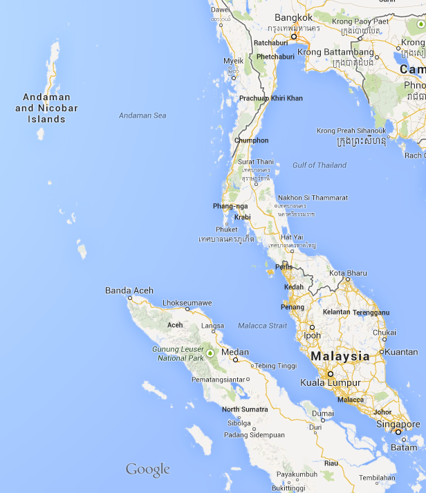 Какое море в таиланде?