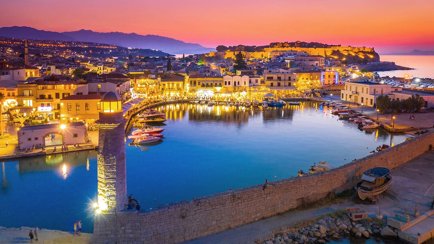Ретимно - крит, греция, отдых в городе ретимно на острове крит, фото, видео