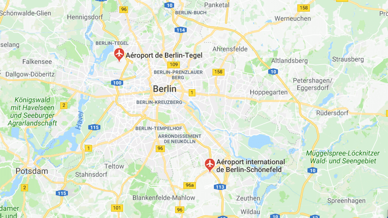 Как из аэропорта Берлин-Тегель добраться в центр города