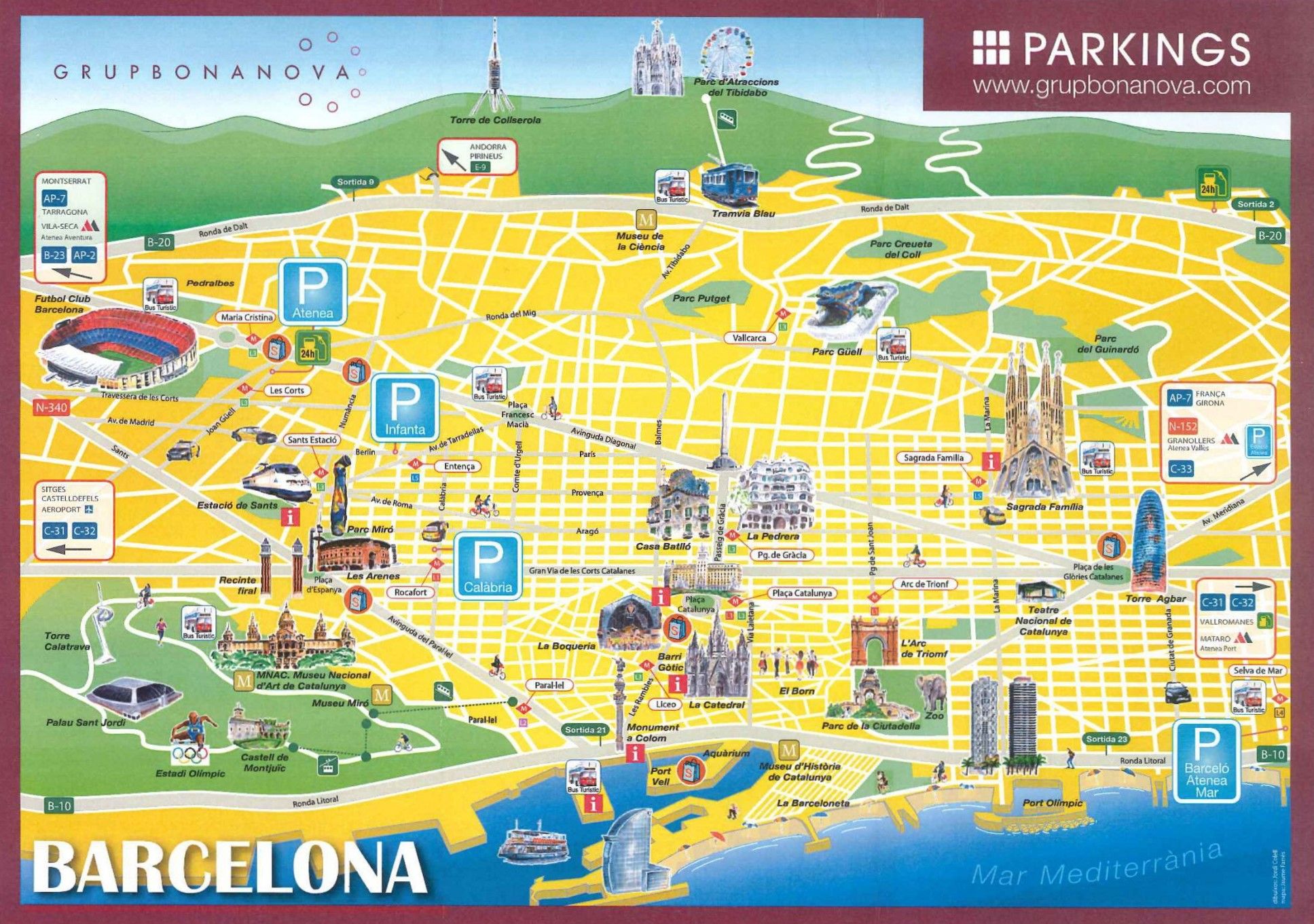 Город барселона в испании: достопримечательности с фото и описанием, карта
