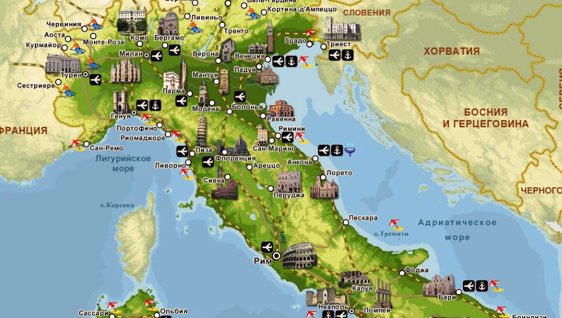 О городе катания в италии: достопримечательности, место на карте, виды отдыха
