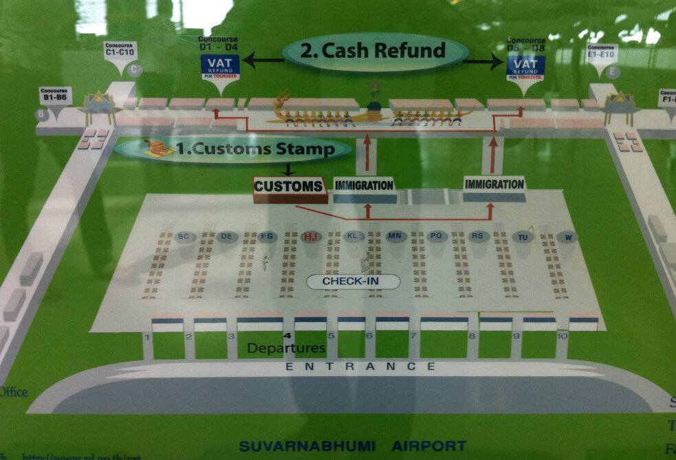 Аэропорт бангкока суварнабхуми: схема и описание + фото и видео