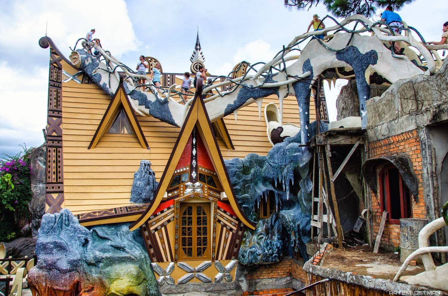 Крейзи хауз в далате (crazy house dalat) – отправляемся в сумасшедший дом | блог о приключениях ксюши и славы наймушиных
